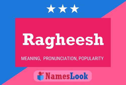 Ragheesh Name Poster