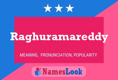 Raghuramareddy Name Poster