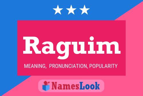 Raguim Name Poster