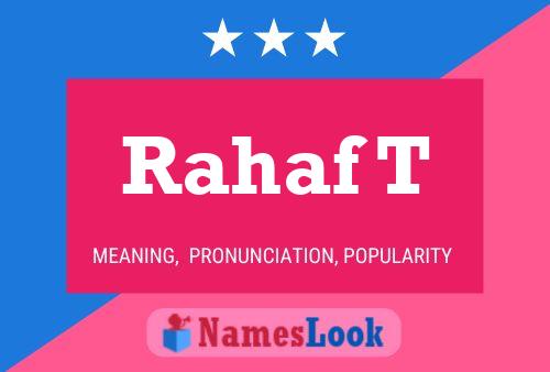 Rahaf T Name Poster