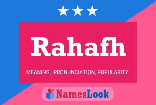 Rahafh Name Poster