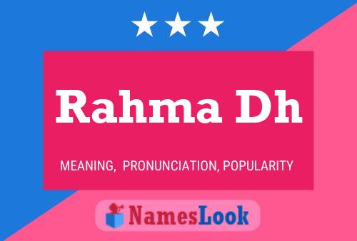 Rahma Dh Name Poster