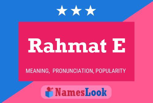 Rahmat E Name Poster