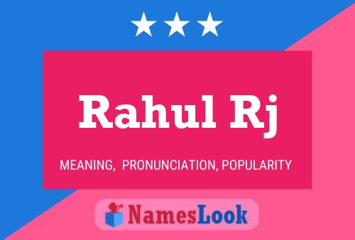 Rahul Rj Name Poster