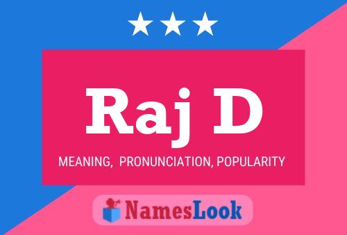 Raj D Name Poster