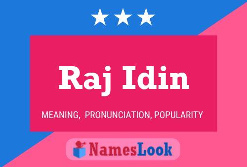 Raj Idin Name Poster