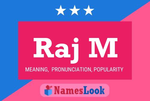 Raj M Name Poster