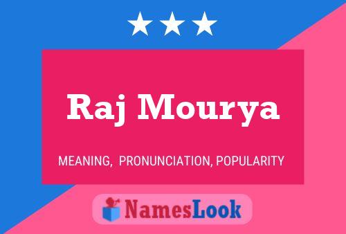 Raj Mourya Name Poster