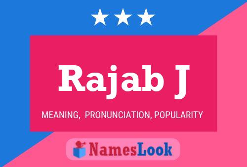 Rajab J Name Poster