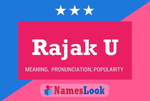 Rajak U Name Poster