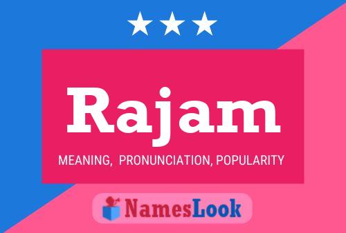 Rajam Name Poster