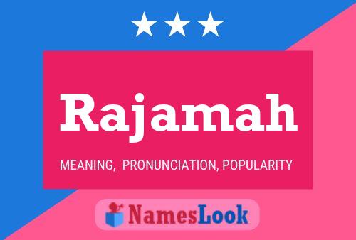 Rajamah Name Poster