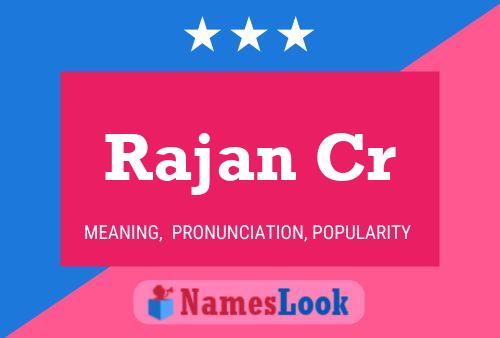 Rajan Cr Name Poster