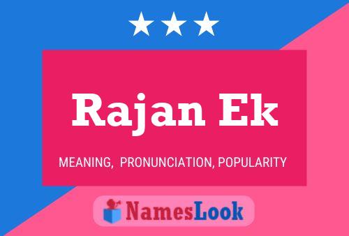 Rajan Ek Name Poster