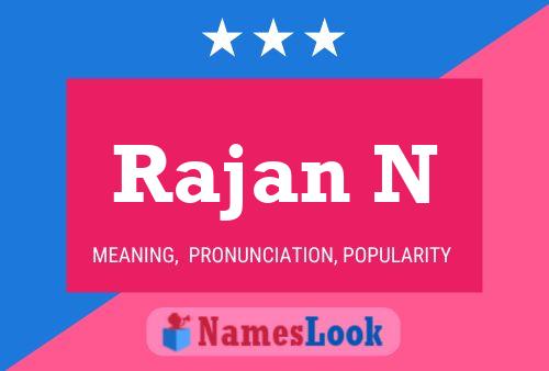 Rajan N Name Poster