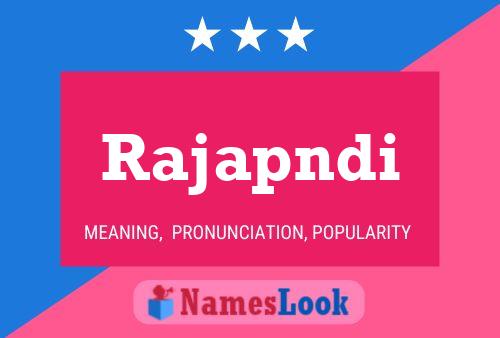 Rajapndi Name Poster