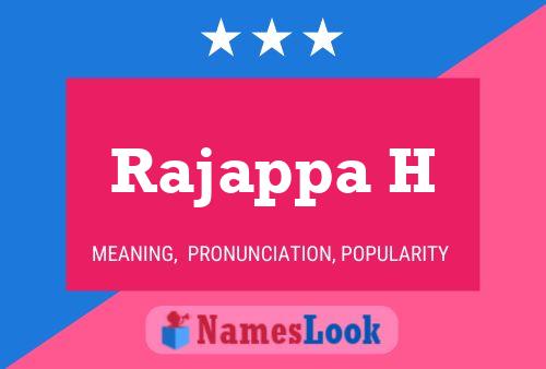 Rajappa H Name Poster