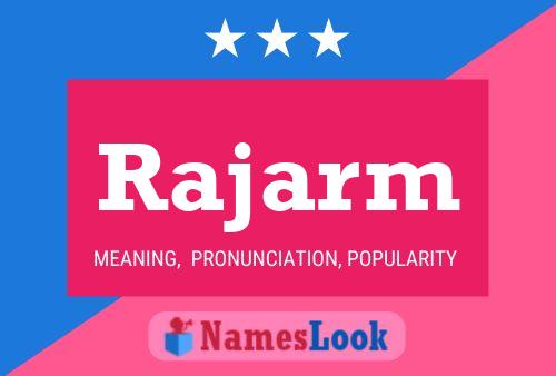 Rajarm Name Poster