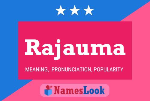 Rajauma Name Poster