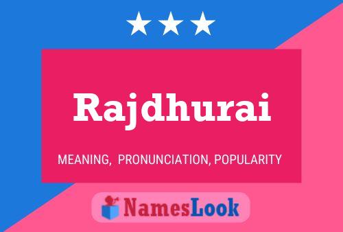 Rajdhurai Name Poster