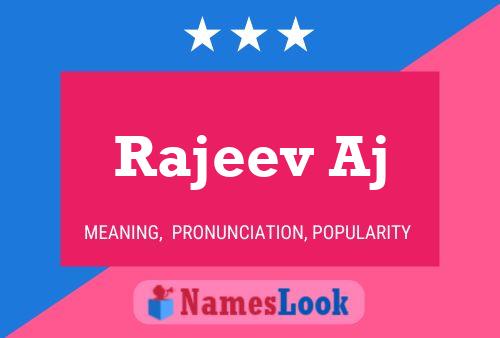 Rajeev Aj Name Poster