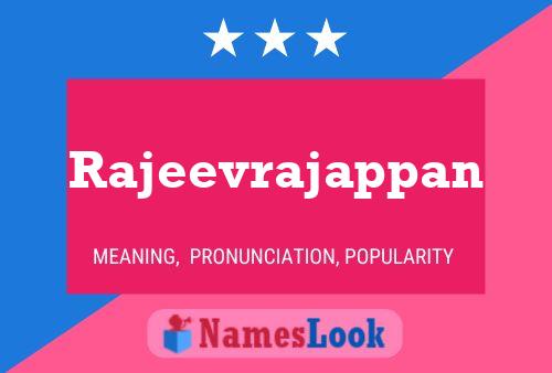 Rajeevrajappan Name Poster