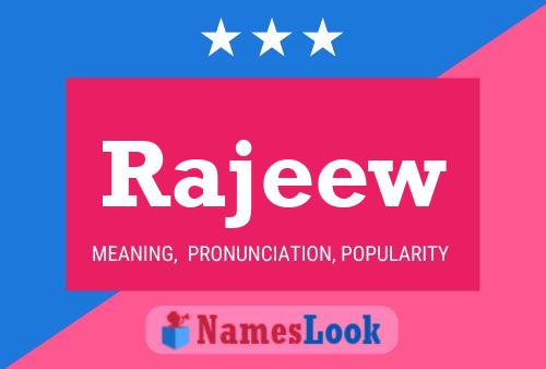 Rajeew Name Poster