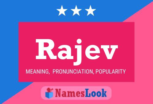 Rajev Name Poster