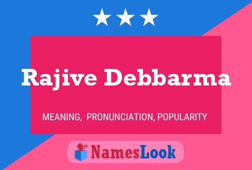 Rajive Debbarma Name Poster