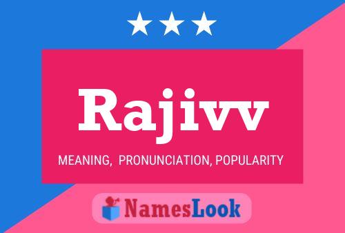 Rajivv Name Poster