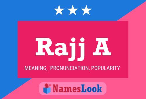 Rajj A Name Poster