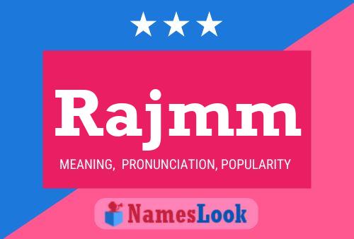 Rajmm Name Poster