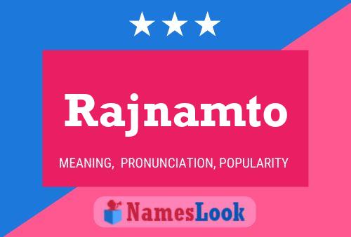 Rajnamto Name Poster