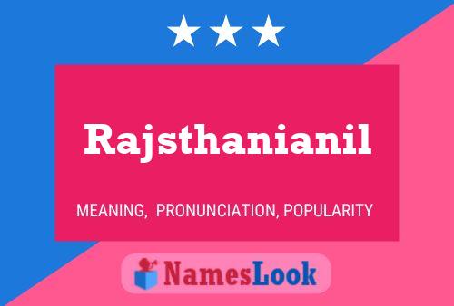 Rajsthanianil Name Poster