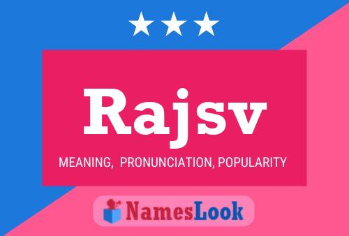 Rajsv Name Poster