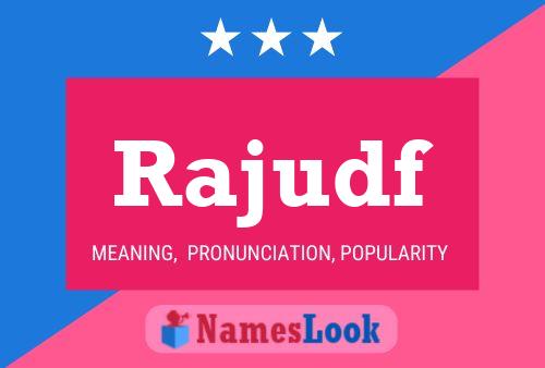 Rajudf Name Poster