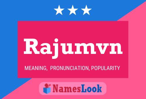 Rajumvn Name Poster