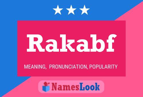 Rakabf Name Poster