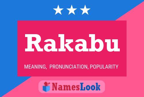 Rakabu Name Poster