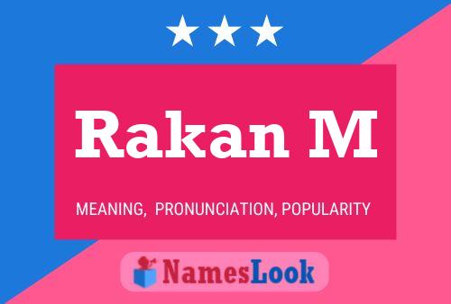 Rakan M Name Poster