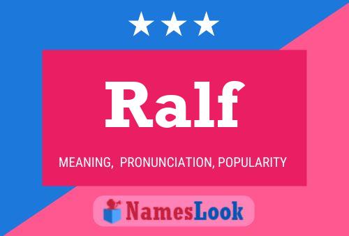 Ralf Name Poster