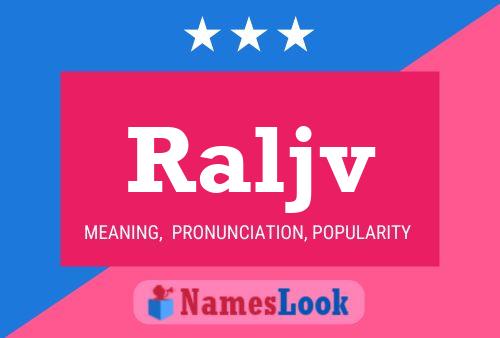 Raljv Name Poster