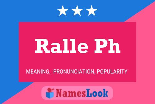 Ralle Ph Name Poster