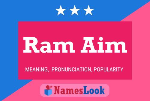 Ram Aim Name Poster