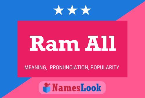 Ram All Name Poster