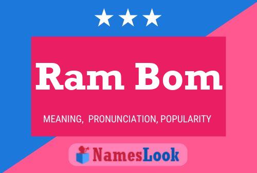 Ram Bom Name Poster