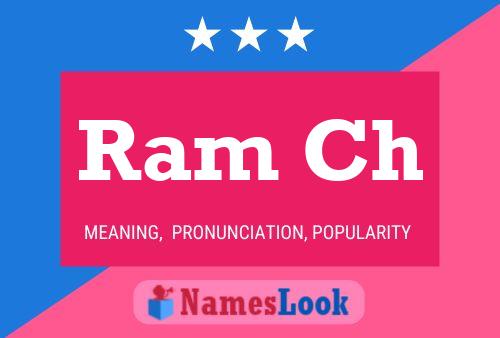 Ram Ch Name Poster