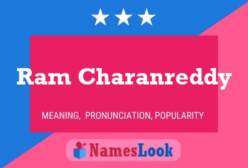 Ram Charanreddy Name Poster