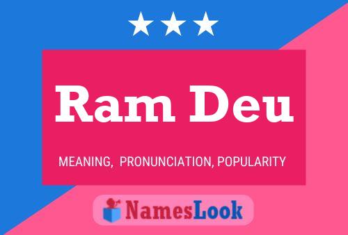 Ram Deu Name Poster