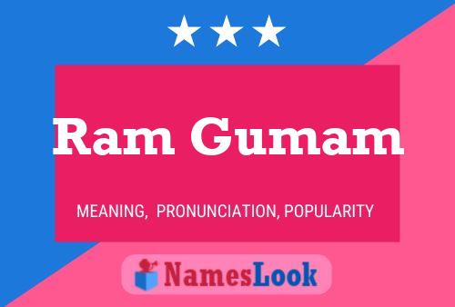 Ram Gumam Name Poster